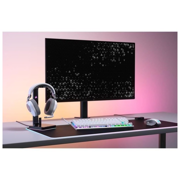 Casque gaming sans fil - CORSAIR - HS65 Wireless V2 - Blanc