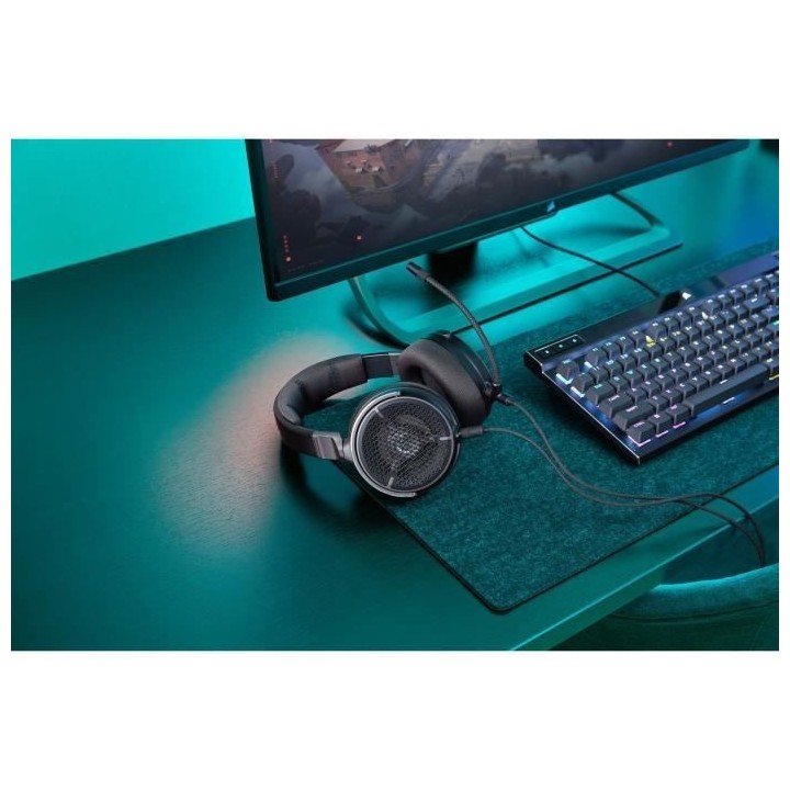 Casque gaming et streaming filaire ouvert - CORSAIR VIRTUOSO PRO - Gra