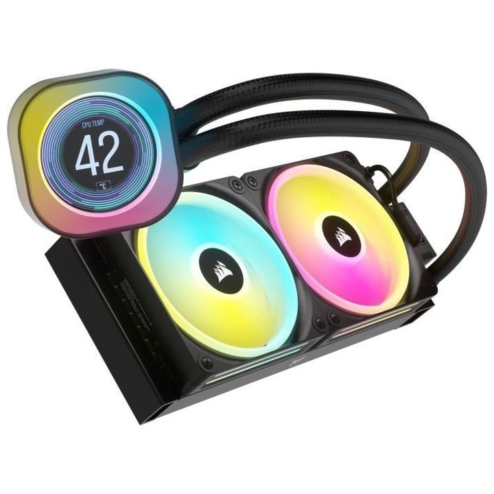 Water Cooling - CORSAIR - iCUE LINK H100i LCD AIO - Radiateur 240mm -