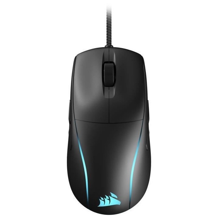 Souris Corsair M75 RGB, filaire, noire.