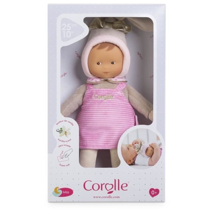 Mon Doudou COROLLE - Miss Rayée Reves d'Etoiles - 25 cm - petite poup