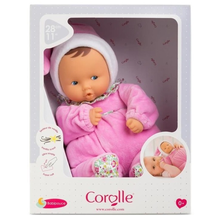 Mon Doudou COROLLE - Babipouce Jardin en Fleurs - 28 cm - senteur de v