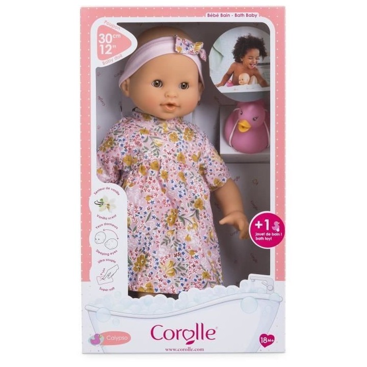 Mon Premier Poupon COROLLE - Bébé Bain Calypso - 30 cm - Senteur de