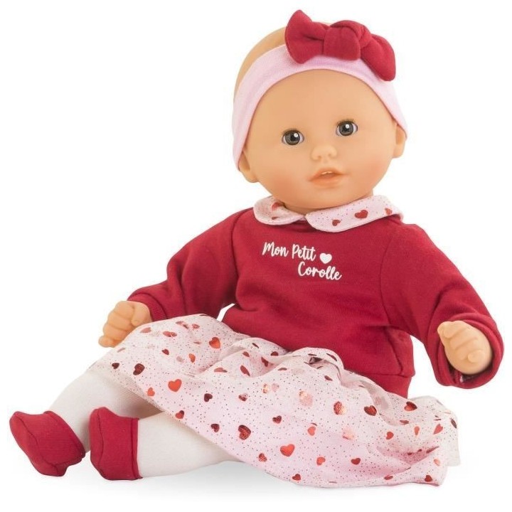 Mon Premier Poupon COROLLE - Bébé Calin Margaux Pétales de Coeurs -