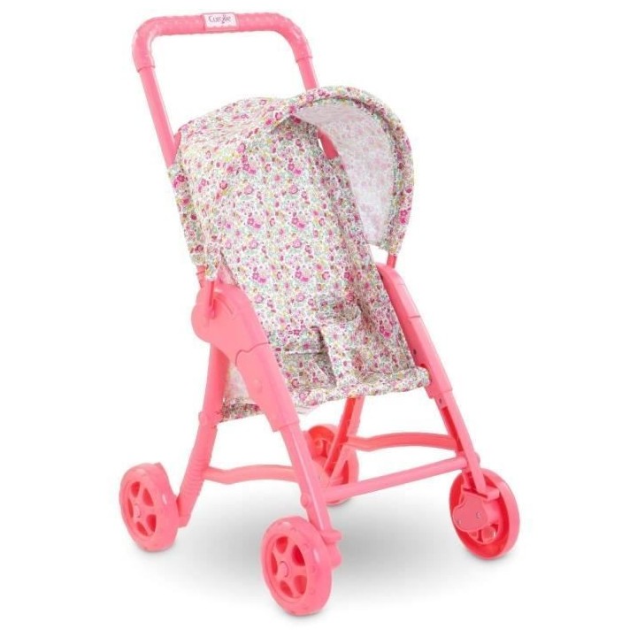 Poussette fleurie pour poupon 30 cm Corolle - Accessoire des 18 mois