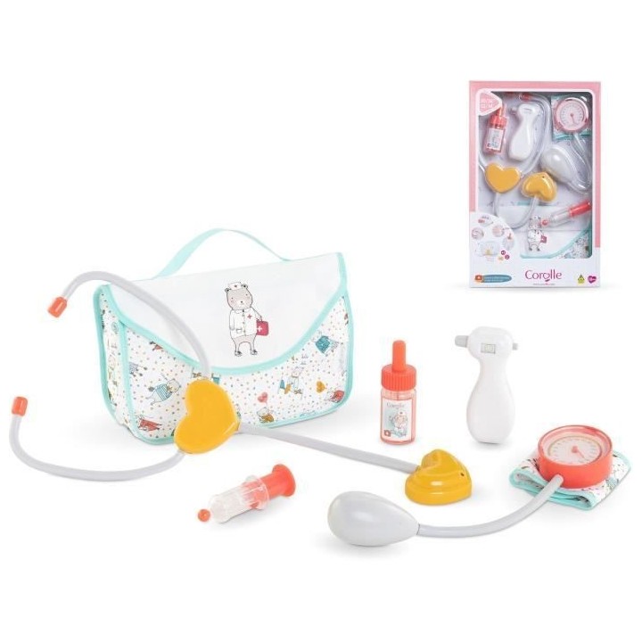 Coffret Docteur COROLLE - Accessoires pour poupon 30, 36 et 42 cm - de