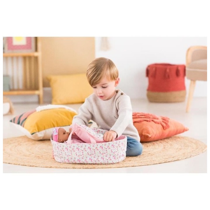 Couffin fleuri pour poupon 30 cm - Corolle