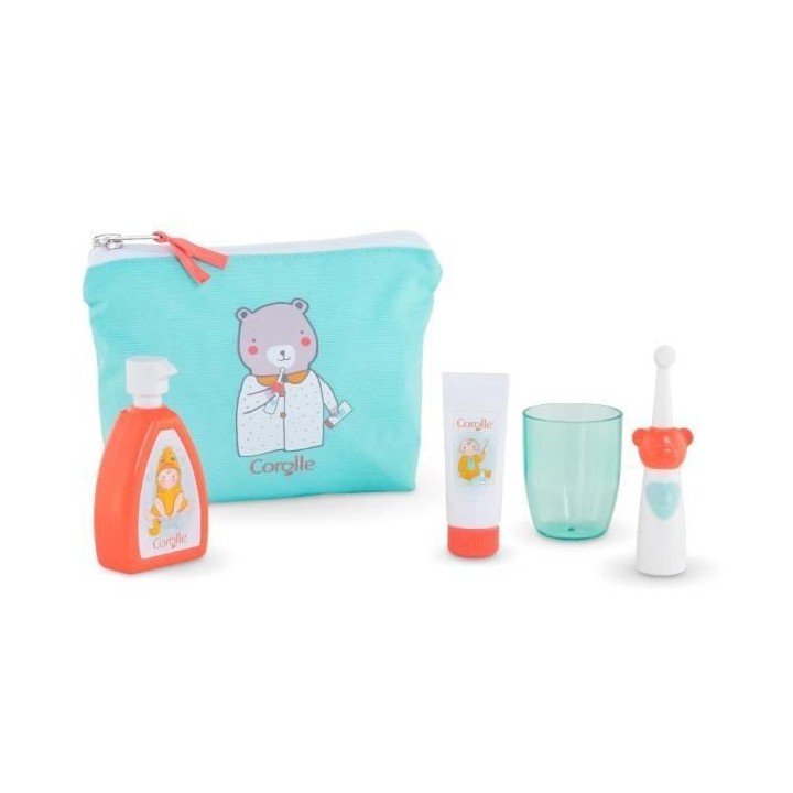 Trousse de toilette pour poupon 36 et 42 cm - 5 accessoires - COROLLE
