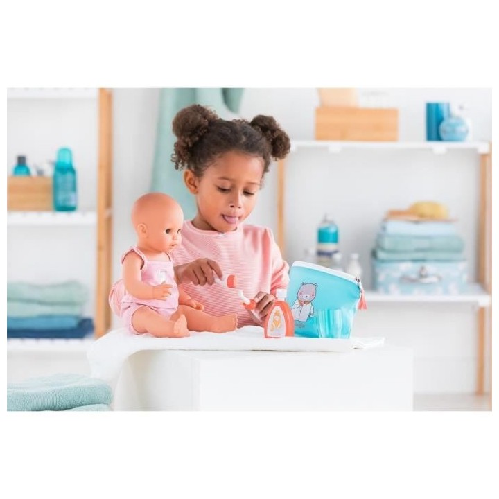 Trousse de toilette pour poupon 36 et 42 cm - 5 accessoires - COROLLE