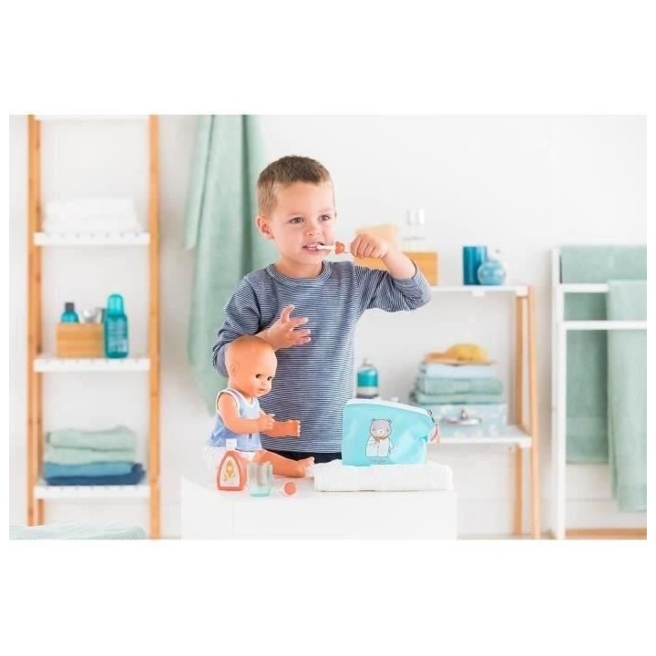 Trousse de toilette pour poupon 36 et 42 cm - 5 accessoires - COROLLE