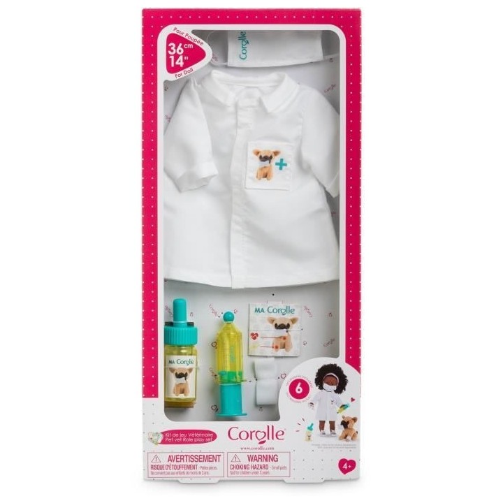 Accessoires poupée - COROLLE - Kit de Jeu Vétérinaire - Pour poupé