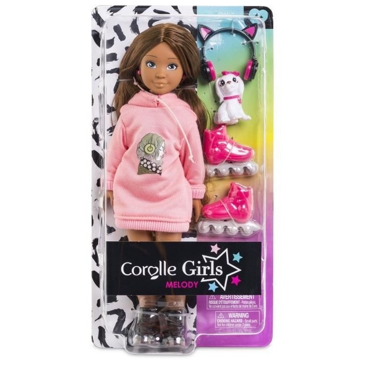 Poupée Mannequin - COROLLE - Melody Music et Mode - 28 cm - 6 accesso
