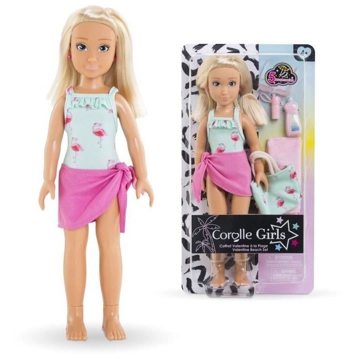 Coffret Valentine a la plage - COROLLE GIRLS - Poupée mannequin - 5 a