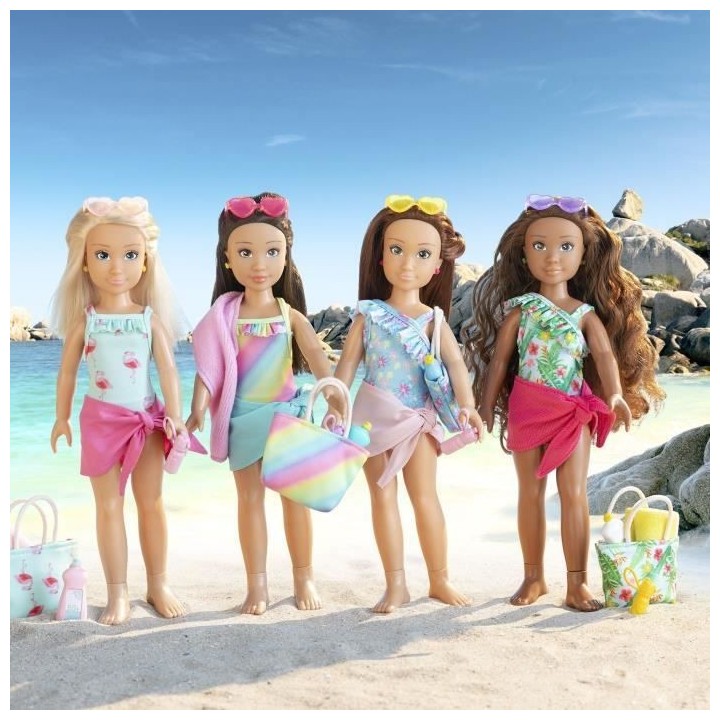 Coffret Zoé a la plage - COROLLE GIRLS - Poupée mannequin - 5 access