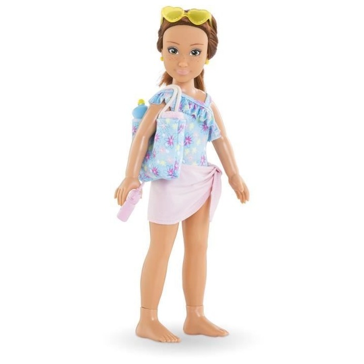 Coffret Zoé a la plage - COROLLE GIRLS - Poupée mannequin - 5 access