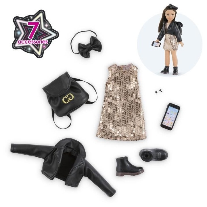 Accessoires poupée - COROLLE - Dressing de fete - Pour poupée manneq