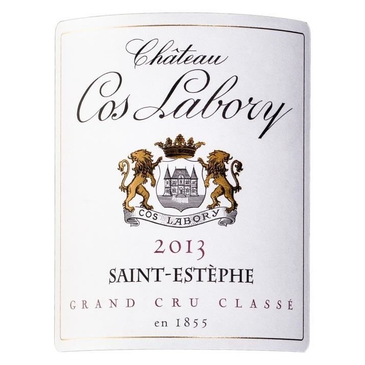 Château Cos Labory 2013 Saint-Estephe - Vin rouge de Bordeaux