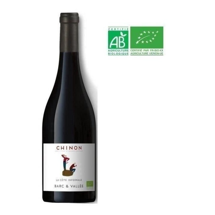 La côte infernale 2021 Chinon - Vin rouge de Loire Bio