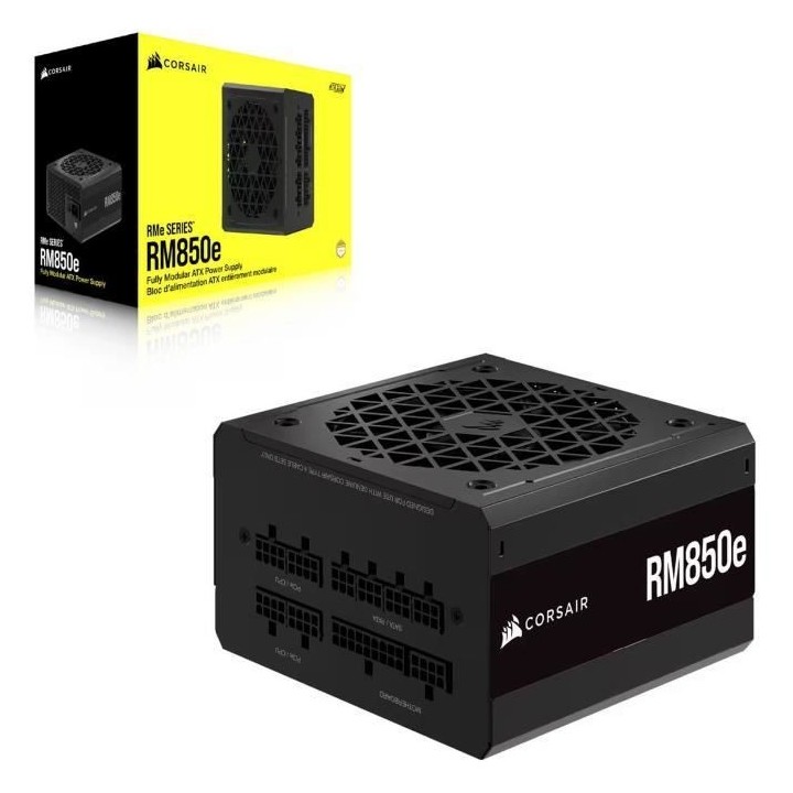 CORSAIR - RM850e - Bloc d'alimentation - 850 Watts - ATX 3.0 Silencieu