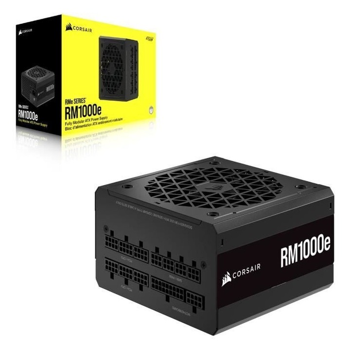 CORSAIR - RM1000e - Bloc d'alimentation - 1000 Watts - ATX 3.0 Silenci