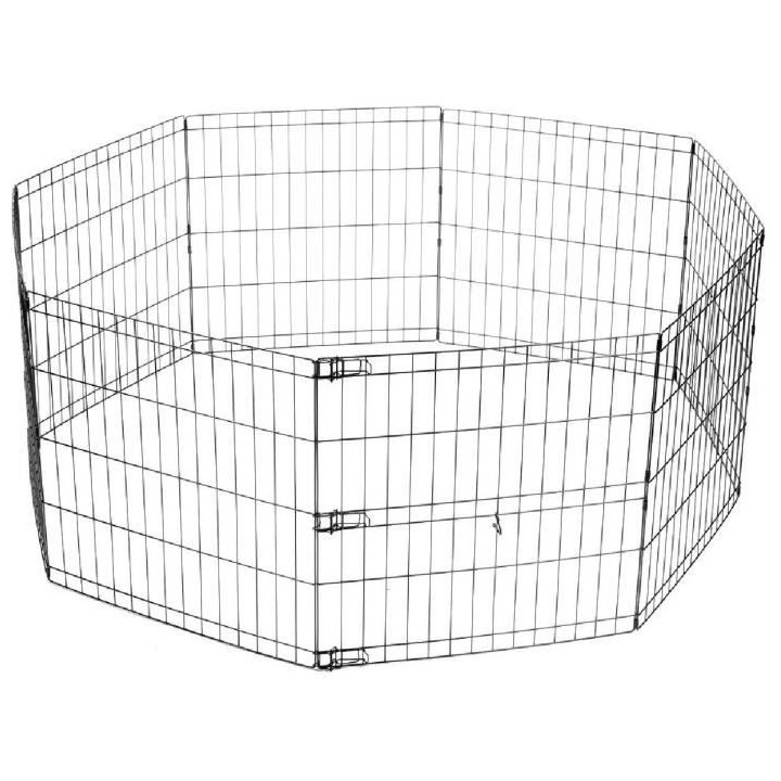 Enclos métal animaux 62 cm x8 cm - S - Black