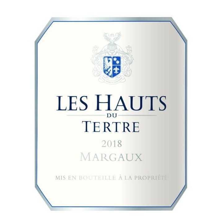 Les Hauts du Tertre 2018 Margaux - Vin rouge de Bordeaux