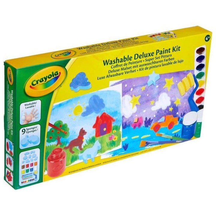 Créatif - CRAYOLA - Mon Coffret de Peinture - Peintures variées non
