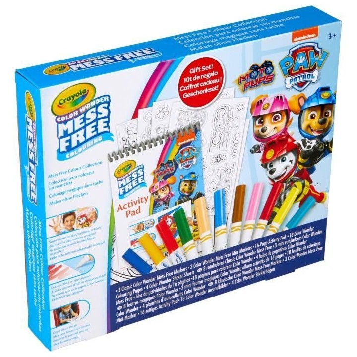 Coloriage - CRAYOLA - Coffret Pat' Patrouille - Activités Color Wonde