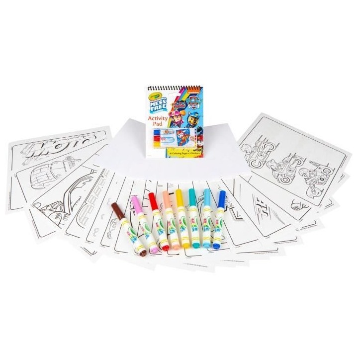 Coloriage - CRAYOLA - Coffret Pat' Patrouille - Activités Color Wonde