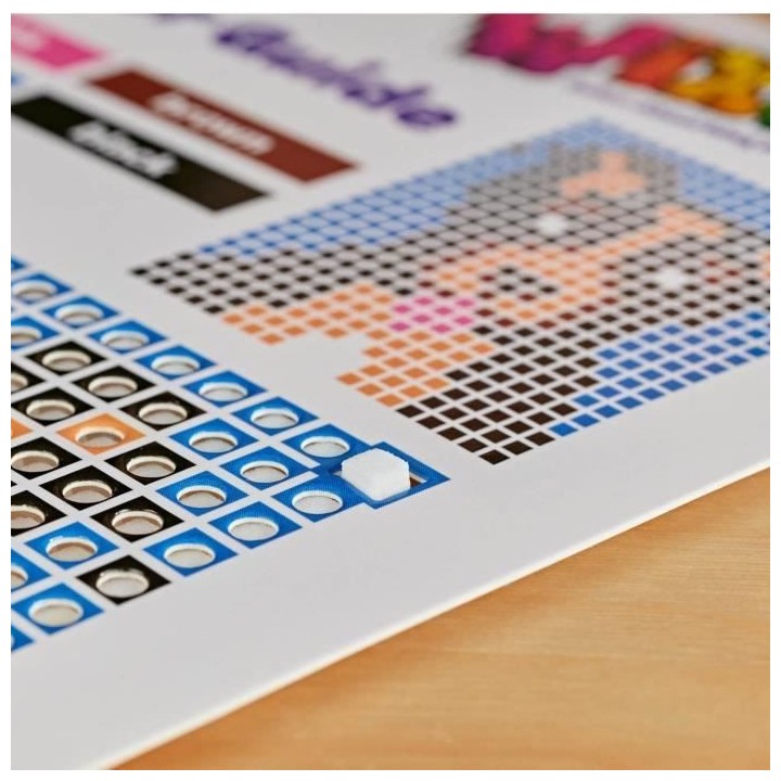 Créatif - CRAYOLA - Wixels Coffret Animaux - Art en pixels coloré et