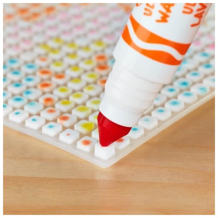 Créatif - CRAYOLA - Wixels Coffret Animaux - Art en pixels coloré et