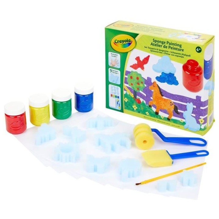 Créatif - CRAYOLA - Atelier de Peinture - Kit de dessin et peinture l