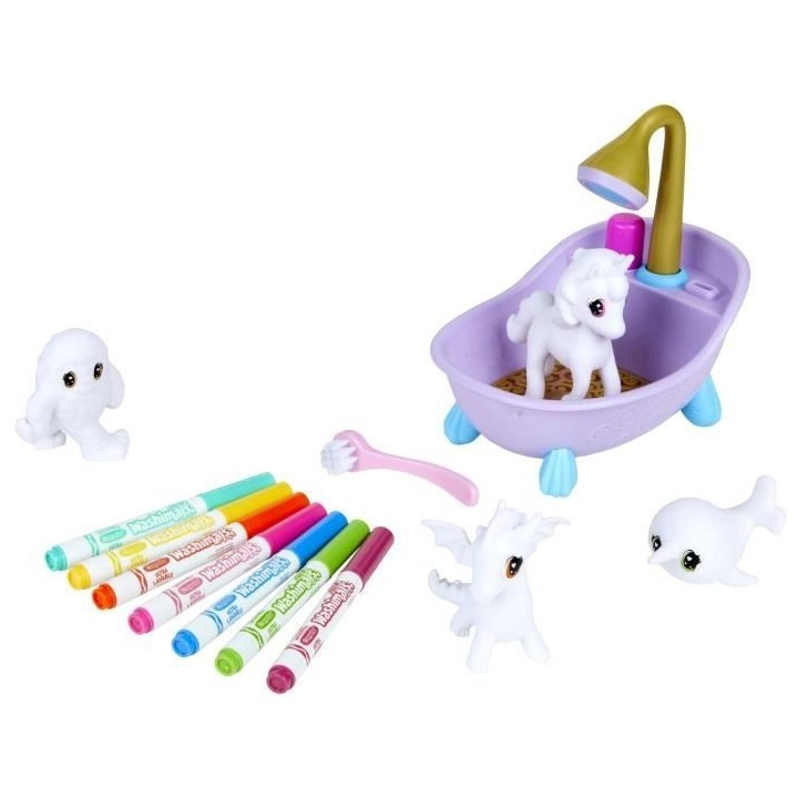 Crayola - Washimals Animaux fantastiques - Coffret de coloriage lavabl