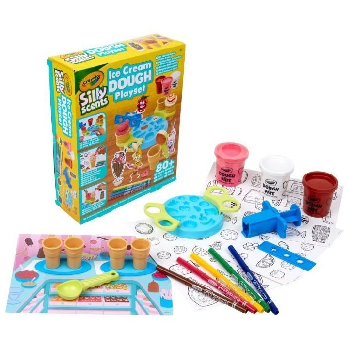 Créatif - CRAYOLA - La Fabrique de Glaces - Crée des glaces en pâte