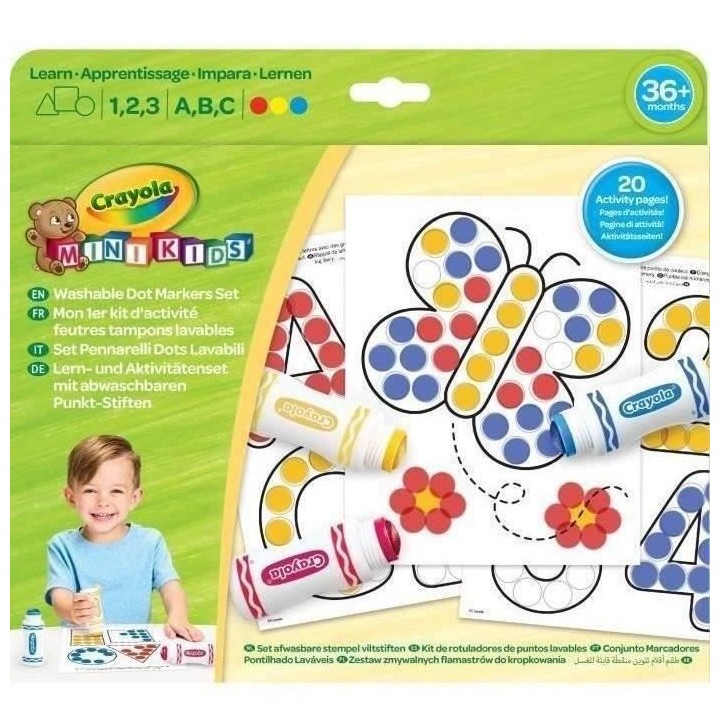 Mon 1er Kit d'activités feutres tampons