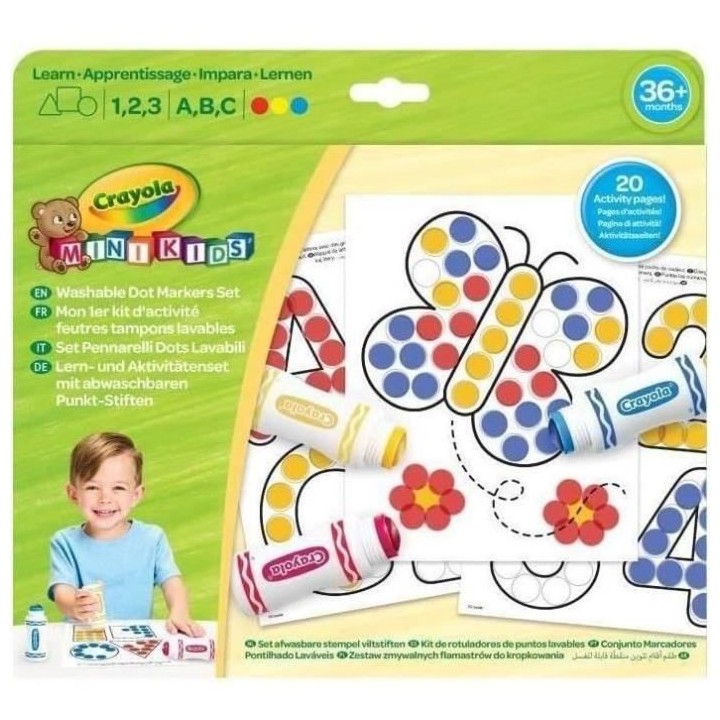 Mon 1er Kit d'activités feutres tampons