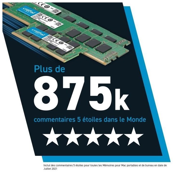 Module de RAM Crucial - 32 Go - DDR4-2400/PC4-19200 DDR4 SDRAM - CL17