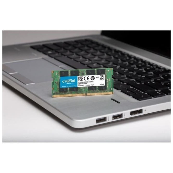 CRUCIAL - Mémoire PC - SODIMM 8Go DDR4-2400