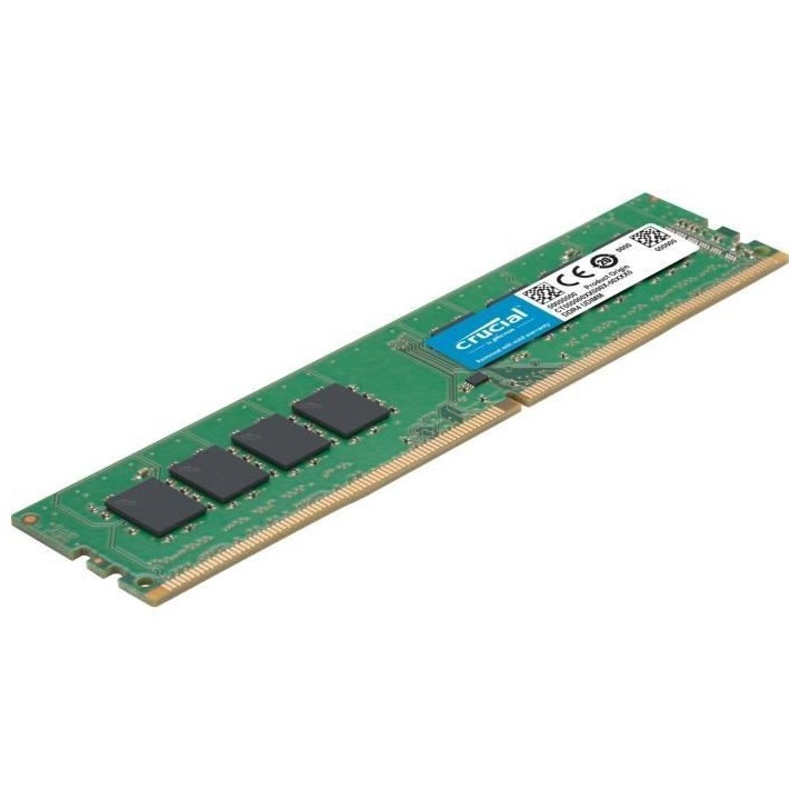 CRUCIAL - Mémoire PC DDR4 - 8Go (1x8Go) - 2400MHz - CAS 17 (CT8G4DFS8