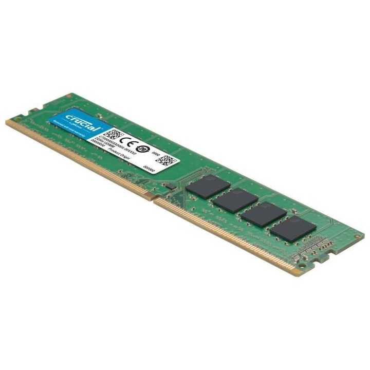 CRUCIAL - Mémoire PC DDR4 - 8Go (1x8Go) - 2400MHz - CAS 17 (CT8G4DFS8