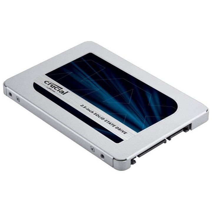 CRUCIAL - Disque SSD Interne - MX500 - 500Go - 2,5 (CT500MX500SSD1)