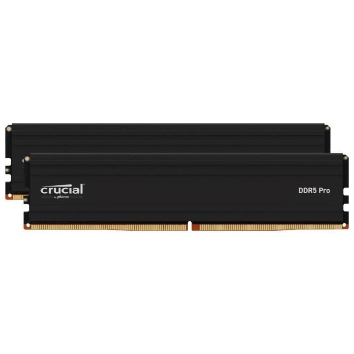Mémoire RAM - CRUCIAL - PRO DDR5 - 32Go (2x16Go) - DDR5-5600 - UDIMM