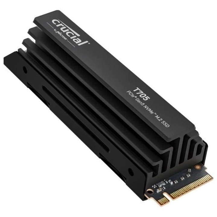 SSD Interne Gaming avec Dissipateur Premium - CRUCIAL - T705 SSD 4To P