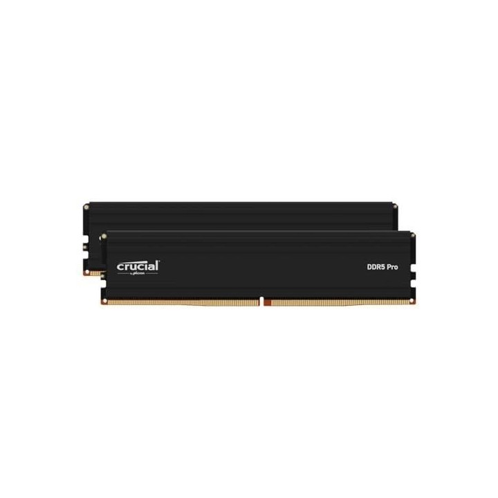 Mémoire RAM - CRUCIAL - Pro DDR5 32Go Kit (2x16Go) - 6000MHz - Intel