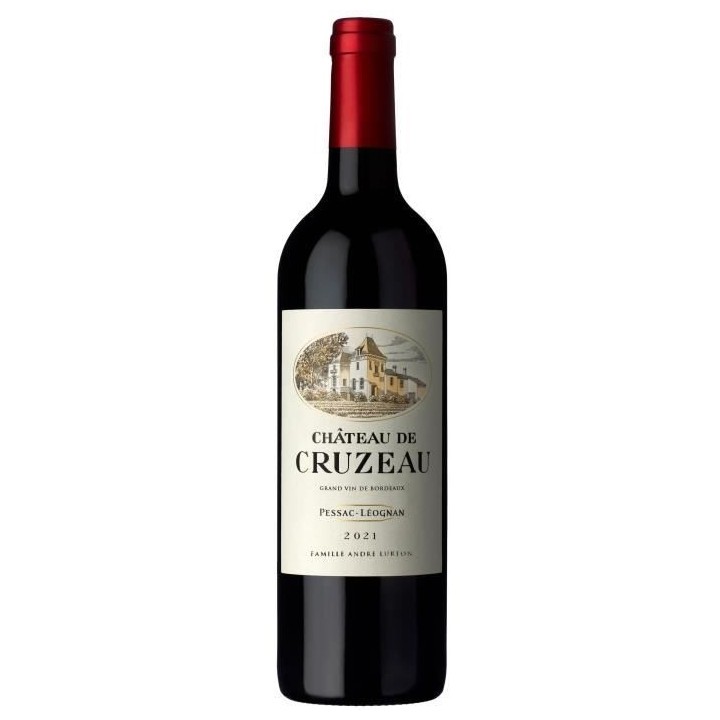 Château de Cruzeau 2021 Pessac-Léognan - Vin rouge de Bordeaux