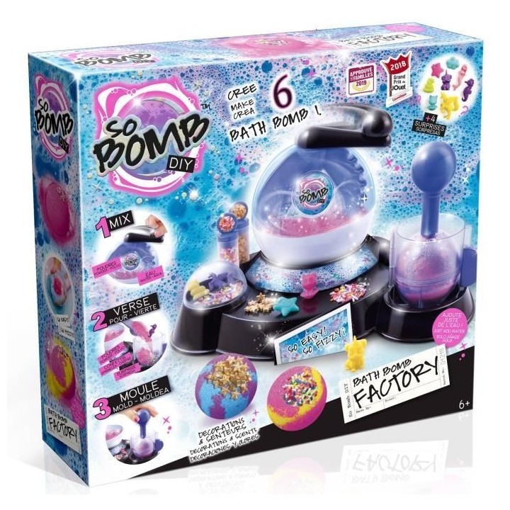 Fabrique pour créer tes bombes de bain effervescentes - CANAL TOYS -