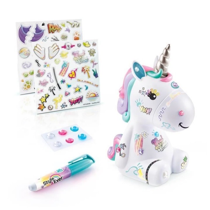 Licorne a décorer - CANAL TOYS - STYLE 4 EVER - Fille - Brille dans l