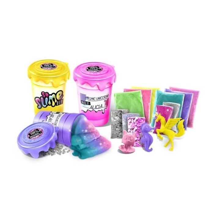 Loisirs créatifs - CANAL TOYS - Slime Vanity - Paillettes & Confettis