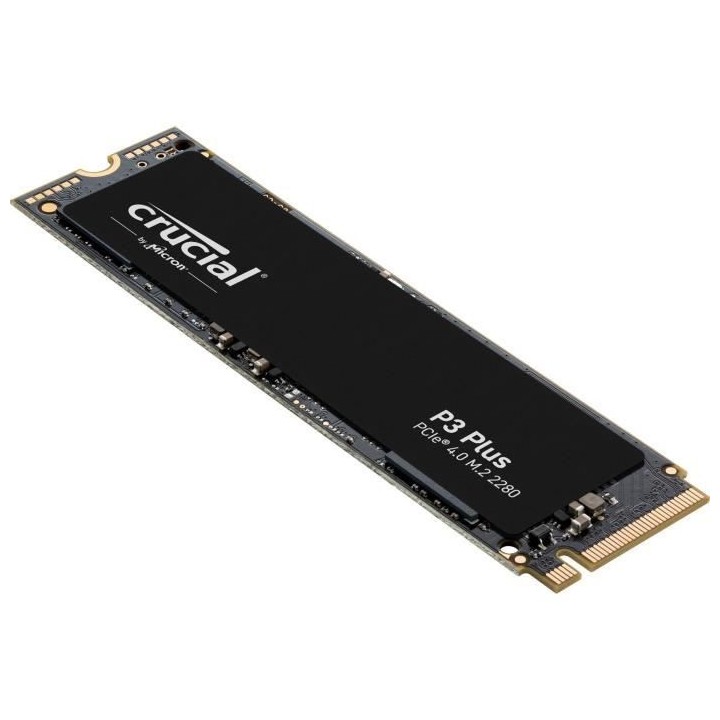 Disque dur SSD CRUCIAL P3 Plus 500 Go PCIe 4.0 NVMe M.2 2280