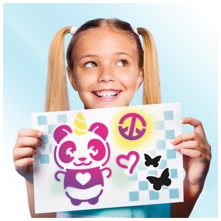 Canal Toys - Airbrush Art - Kit de Création de Posters avec spray él